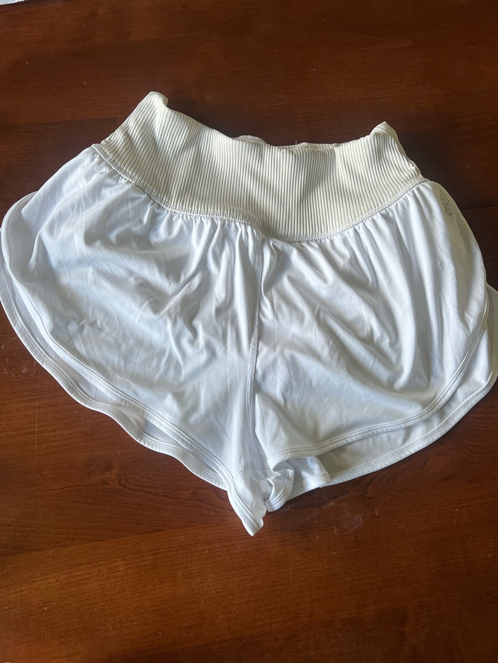 Free People Movement Women’s White High-Rise Active Shorts